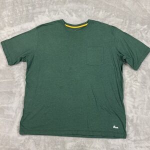 Berne T Shirt Mens 4XL Tall Green Cotton Polyester Performance Pocket Workwear